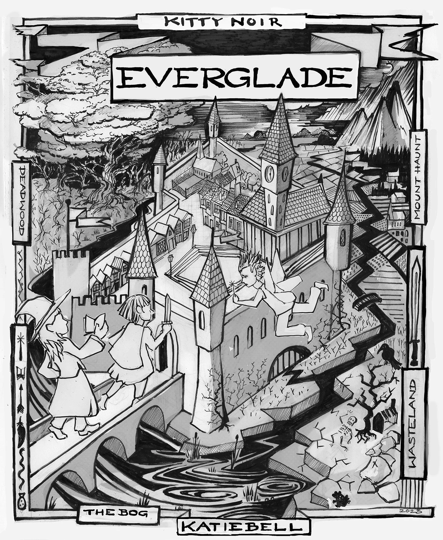 Katiebell – Everglade Map for Kitty Noir - Just CITY with FIGURES FINAL MED.jpg