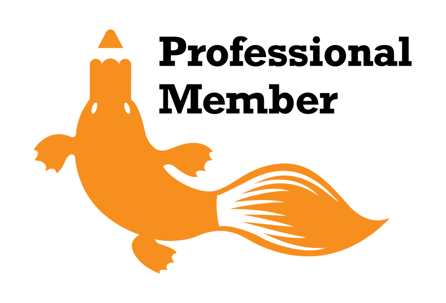 The Illustrators Australia logo is accompanied by the bold text 'Professional Member' on white background.