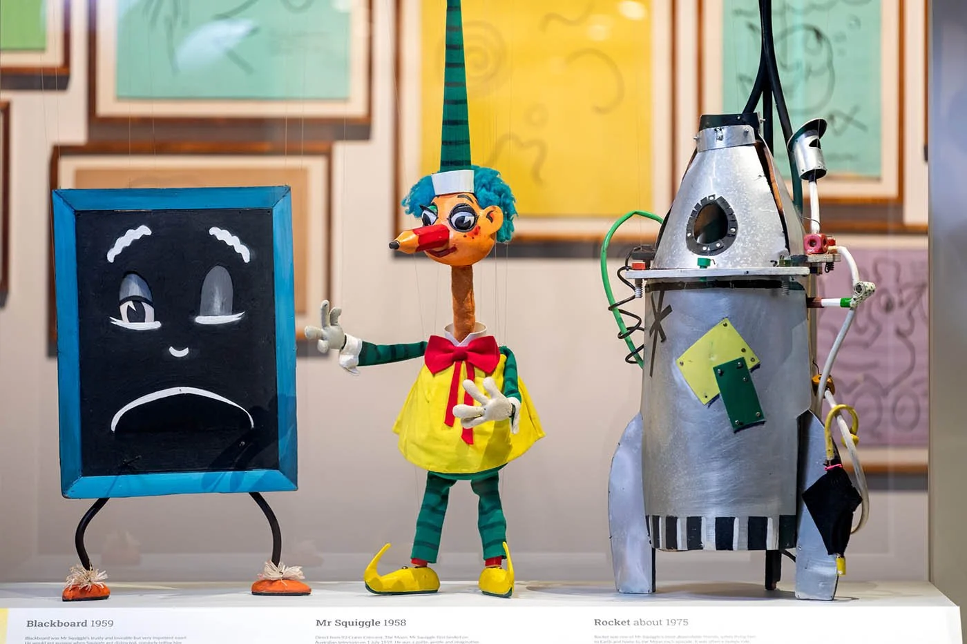 Norman Frederick Hetherington (1921-2010) was an Australian artist, cartoonist, puppeteer, and puppet designer. He is best remembered as the creator of one of Australia's longest-running children's shows, Mr. Squiggle. 